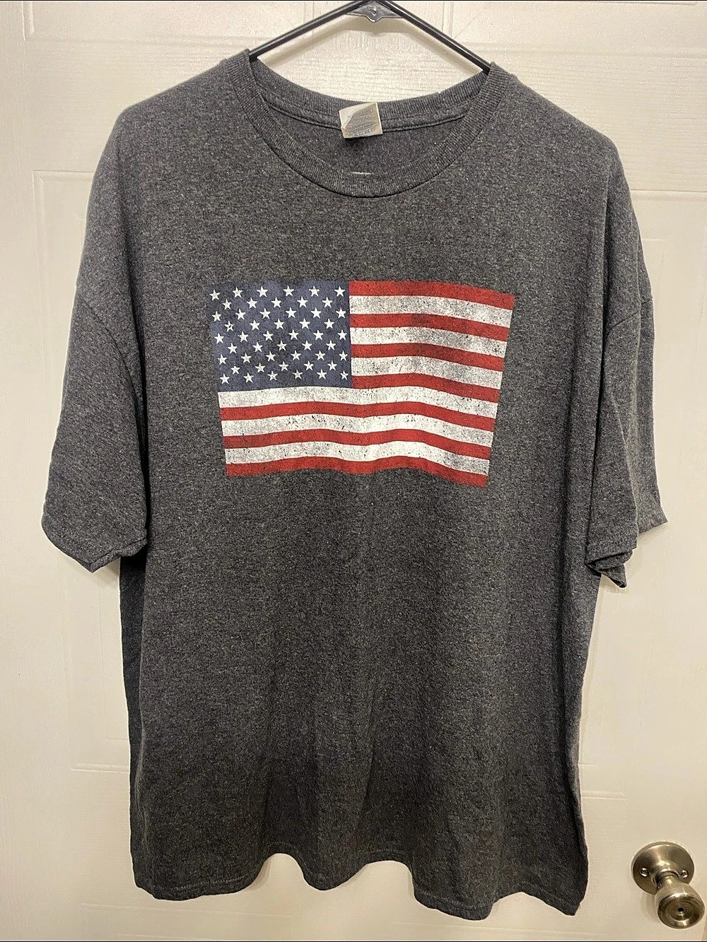 Delta Pro Weight American Flag Graphic Tee Size 2XL